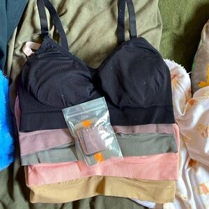 5 pack nursing bras with extenders, Suekaphin